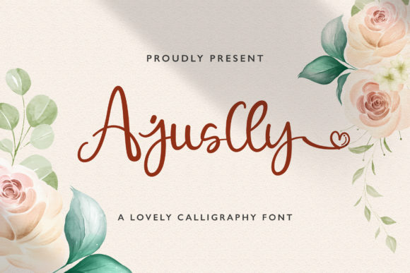 Ajuslly: A Delicate Script Font for Captivating Campaigns