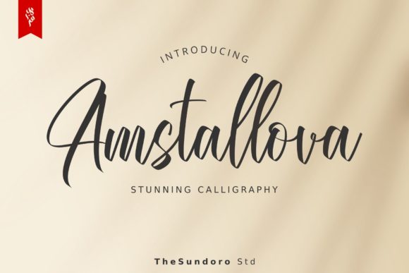 Amstallova: A Premium Script Font for Elegant Campaigns