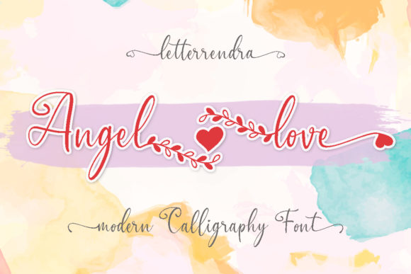 Angel Love: A Romantic Handwritten Font for Crafters