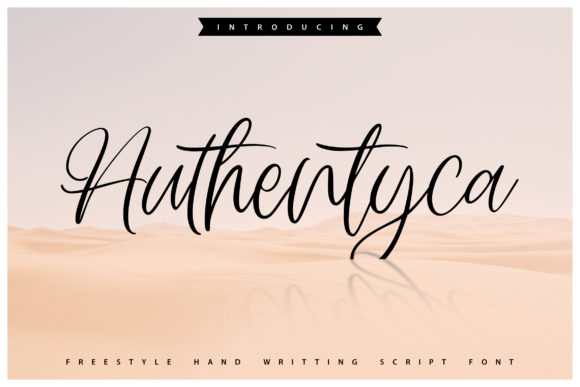 Authentyca: The Elegant Script Font for Polished Branding