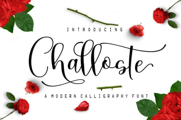 Challoste: A Handwritten Font for Elegant Craft Projects