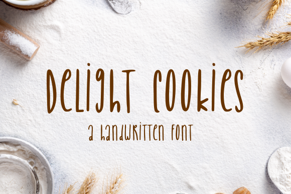 Delight Cookies: A Handwritten Font for Creative Makers