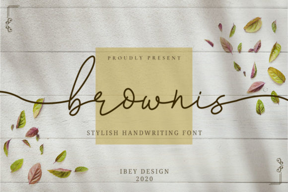 Discover Brownis: A Handwritten Font for Elegant Web Design