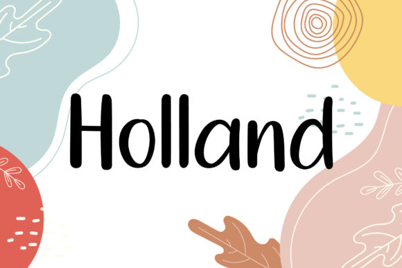 Discover Holland: A Versatile Handwritten Font for Creative Projects