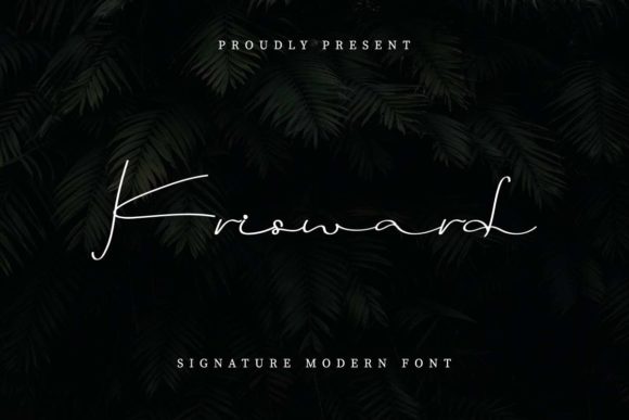 Discover the Charm of Krisward: A Versatile Handwritten Font