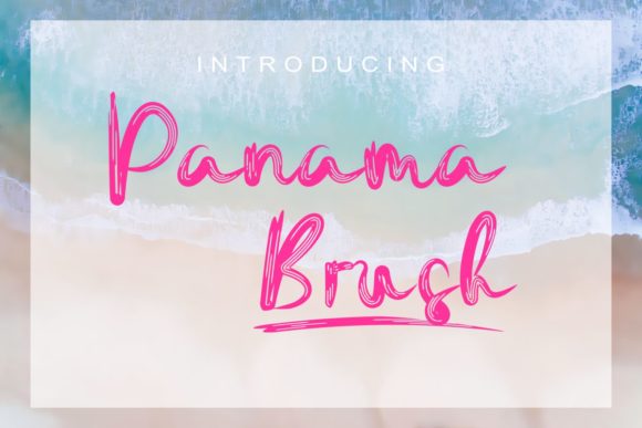 Discovering Panama Brush: A Font for Elegant Design