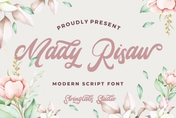 Elevate Your Brand with Mady Risaw: A Handwritten Font