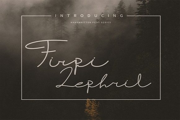 Firpi Lephril: The Elegant Handwritten Font for Web Design