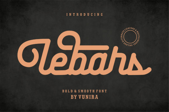 Lebars: A Handwritten Font for Crafters and Creators