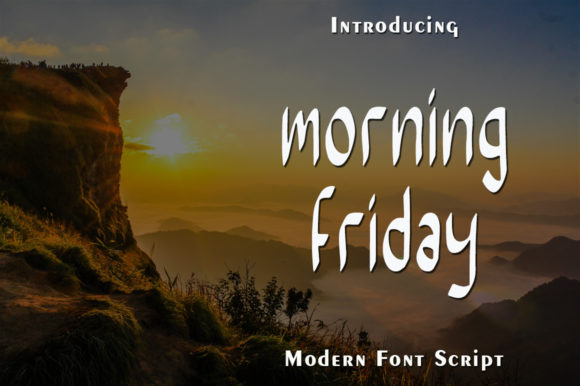 Morning Friday: A Handwritten Font for Creative Web Design