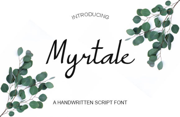 Myrtale: A Handwritten Font for Elegant Branding