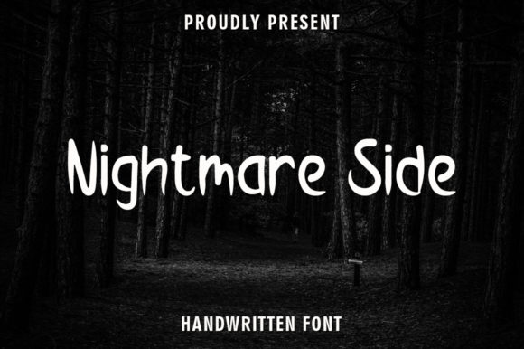 Nightmare Side: A Unique Handwritten Font for Bold Campaigns