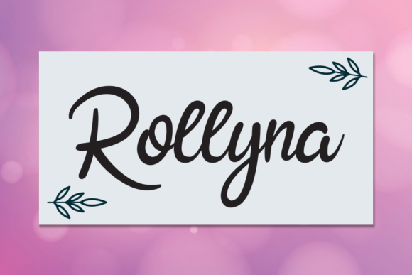 Rollyna: A Handwritten Font for Elegant Editorial Design
