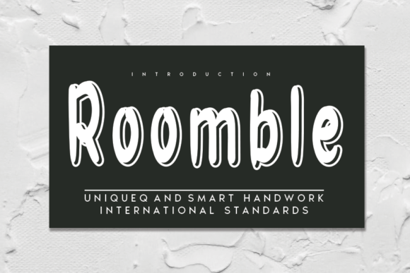 Roomble: A Handwritten Font for Engaging Brand Content