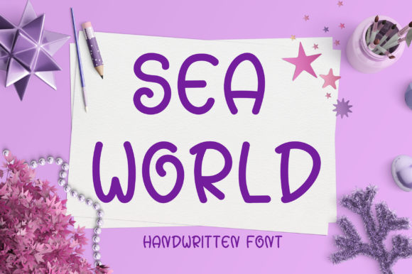 Sea World: A Handwritten Font for Editorial Charm