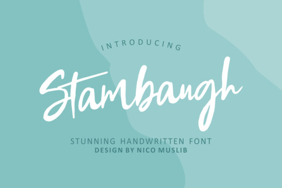 Stambaugh: The Perfect Font for Your Next Campaign