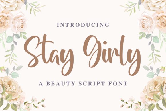 Stay Girly: A Handwritten Font for Elegant Editorial Design