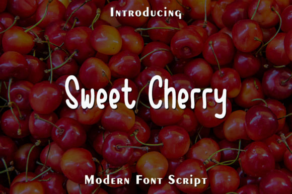 Sweet Cherry: A Charming Handwritten Font for Creative Branding