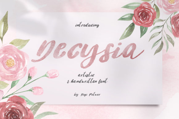 Transform Your Brand with Decysia: A Timeless Handwritten Font