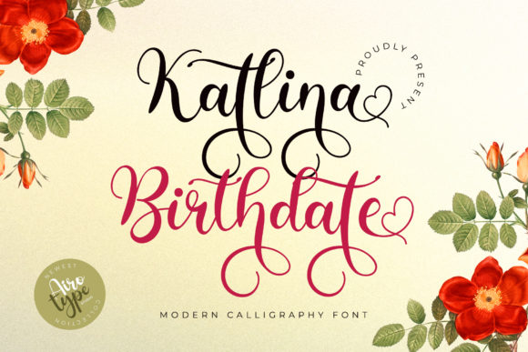 Transform Your Brand with Katlina Birthdate Font