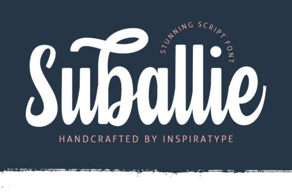 Transform Your Brand with Suballie: A Bold and Flowing Handwritten Font