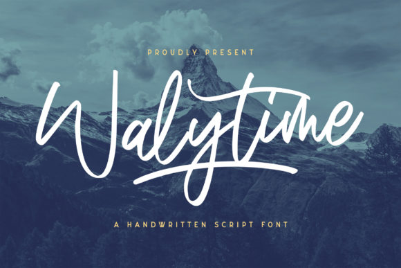 Walytime: A Handwritten Font for Charming Craft Creations