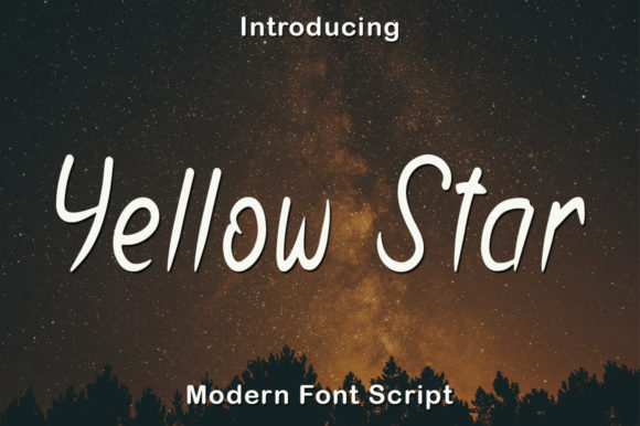 Yellow Star: A Handwritten Font for Editorial Charm